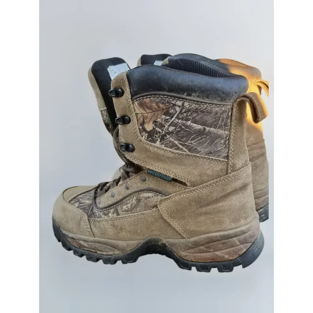 Itasca Realtree Camo Hunting Boots 8.5 Waterproof 3M Thinsulate Leather